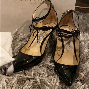 Jimmy Choo patent leather heels